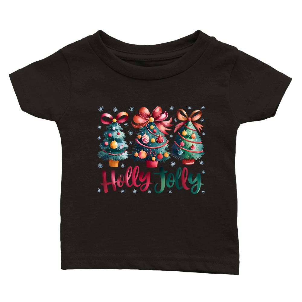 Holly Jolly4 Classic Baby Crewneck T-shirt