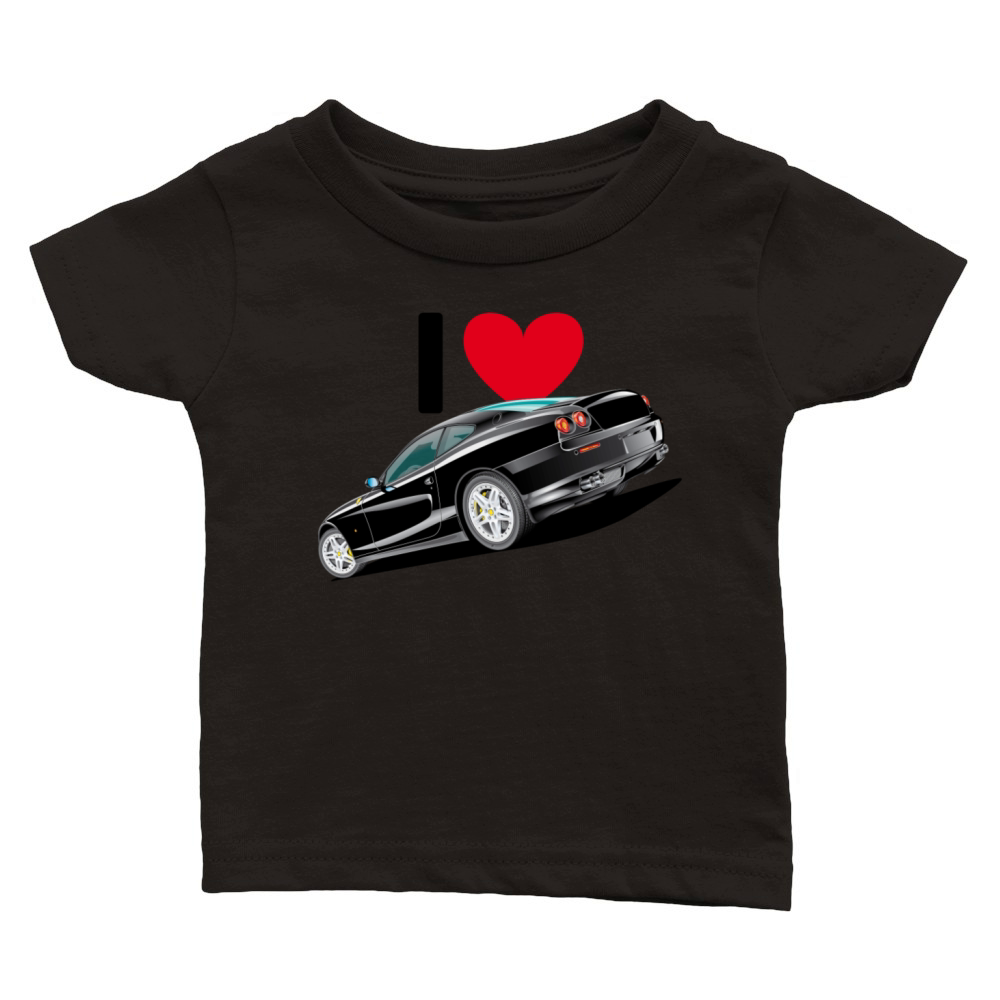 sportscar 002 illustration Classic Baby Crewneck T-shirt