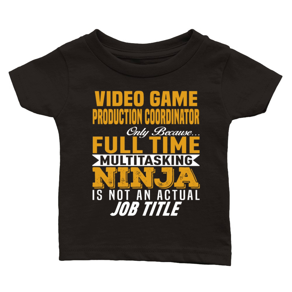 Video Game Production Coordinator Classic Baby Crewneck T-shirt