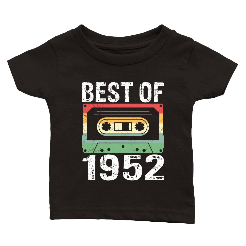 Vintage Best of 1952 Birthday Classic Baby Crewneck T-shirt