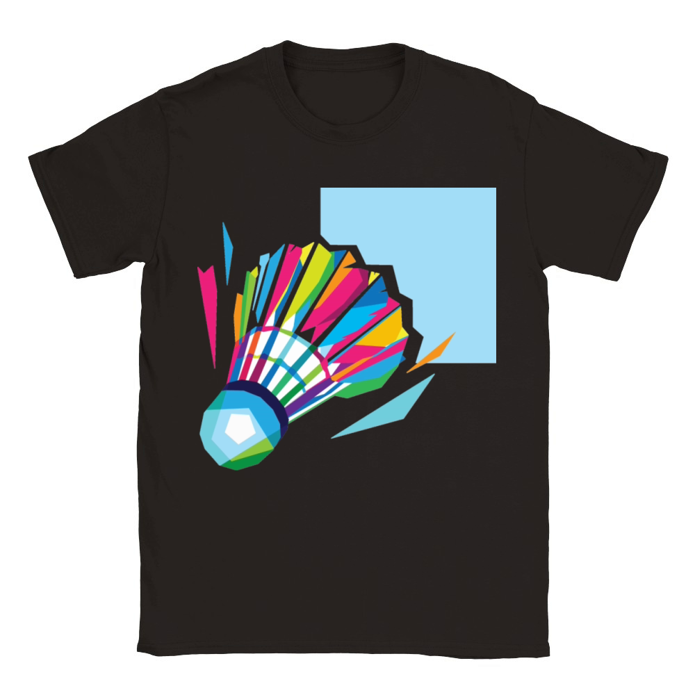 Badminton in Color Classic Kids Crewneck T-shirt