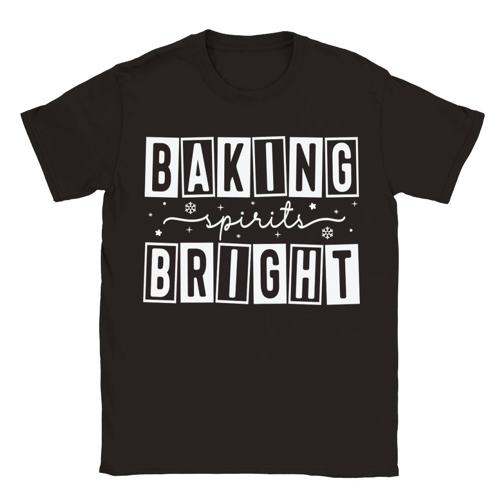 BakingSpiritsBright 1White Classic Kids Crewneck T-shirt