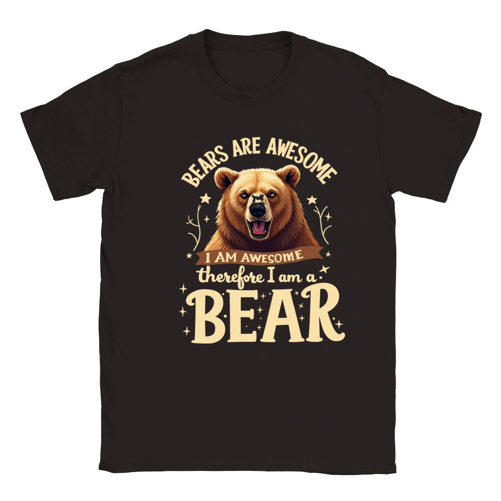 Bears are I awesome bear Classic Kids Crewneck T-shirt