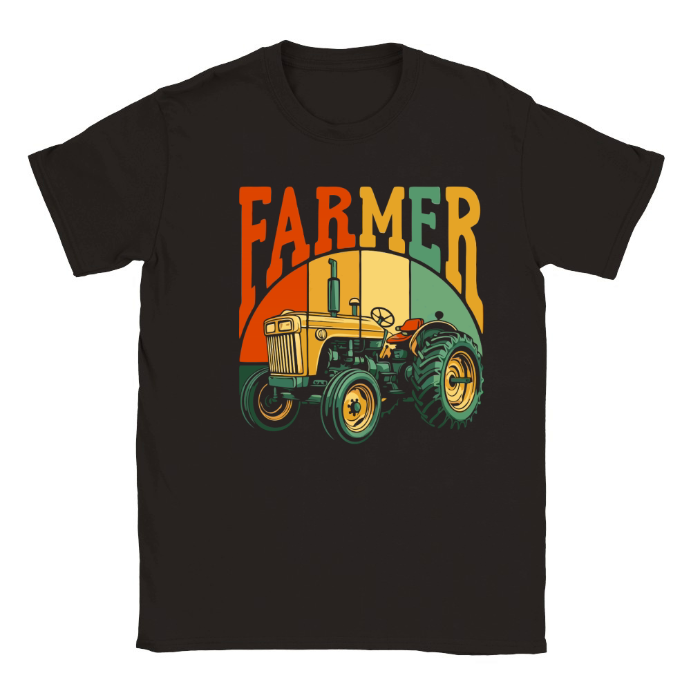 Farmer Tractor 1 Classic Kids Crewneck T-shirt