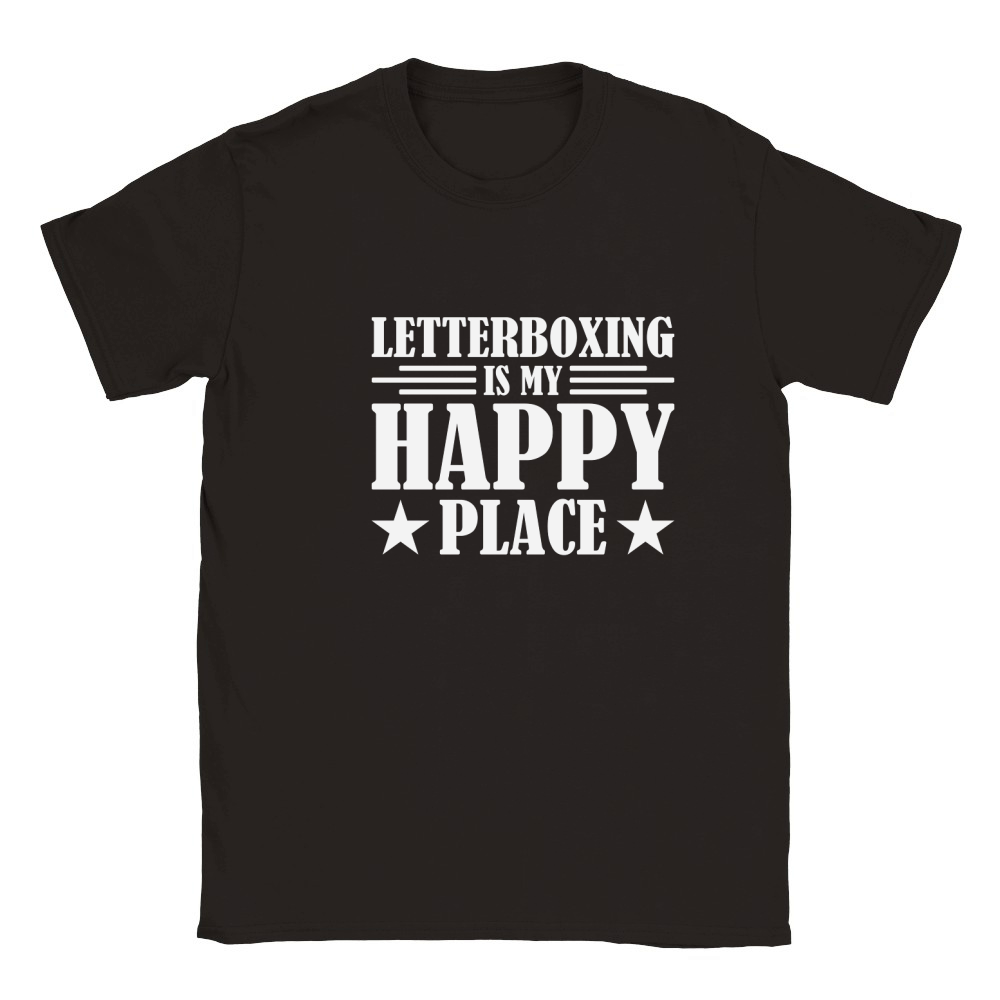 Letterboxing Is My Happy Place 02 Classic Kids Crewneck T-shirt