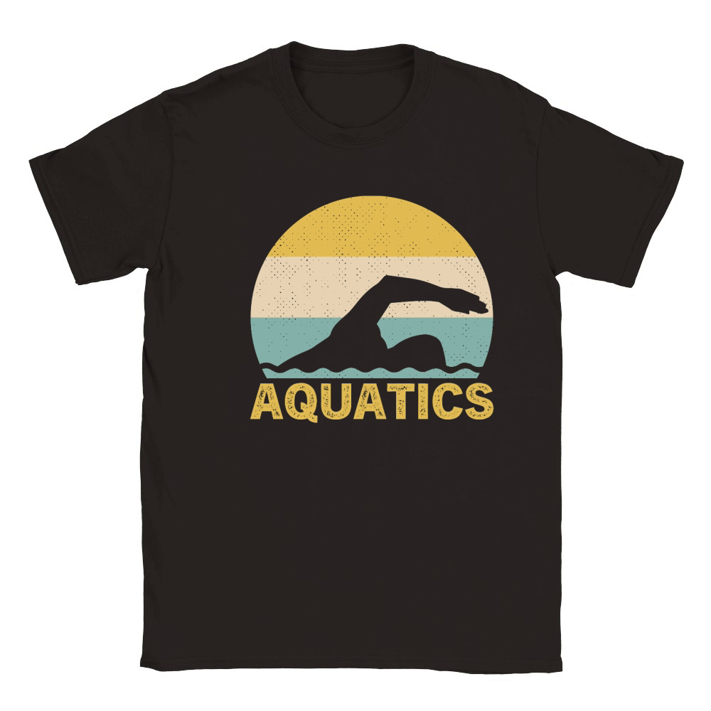 Sunset Aquatics Vintage Retro Classic Kids Crewneck T-shirt