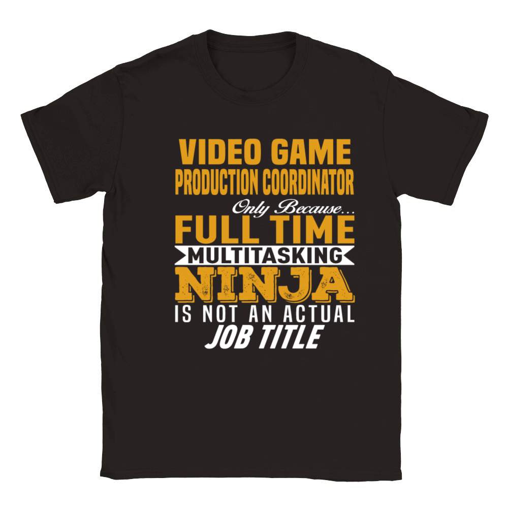 Video Game Production Coordinator Classic Kids Crewneck T-shirt