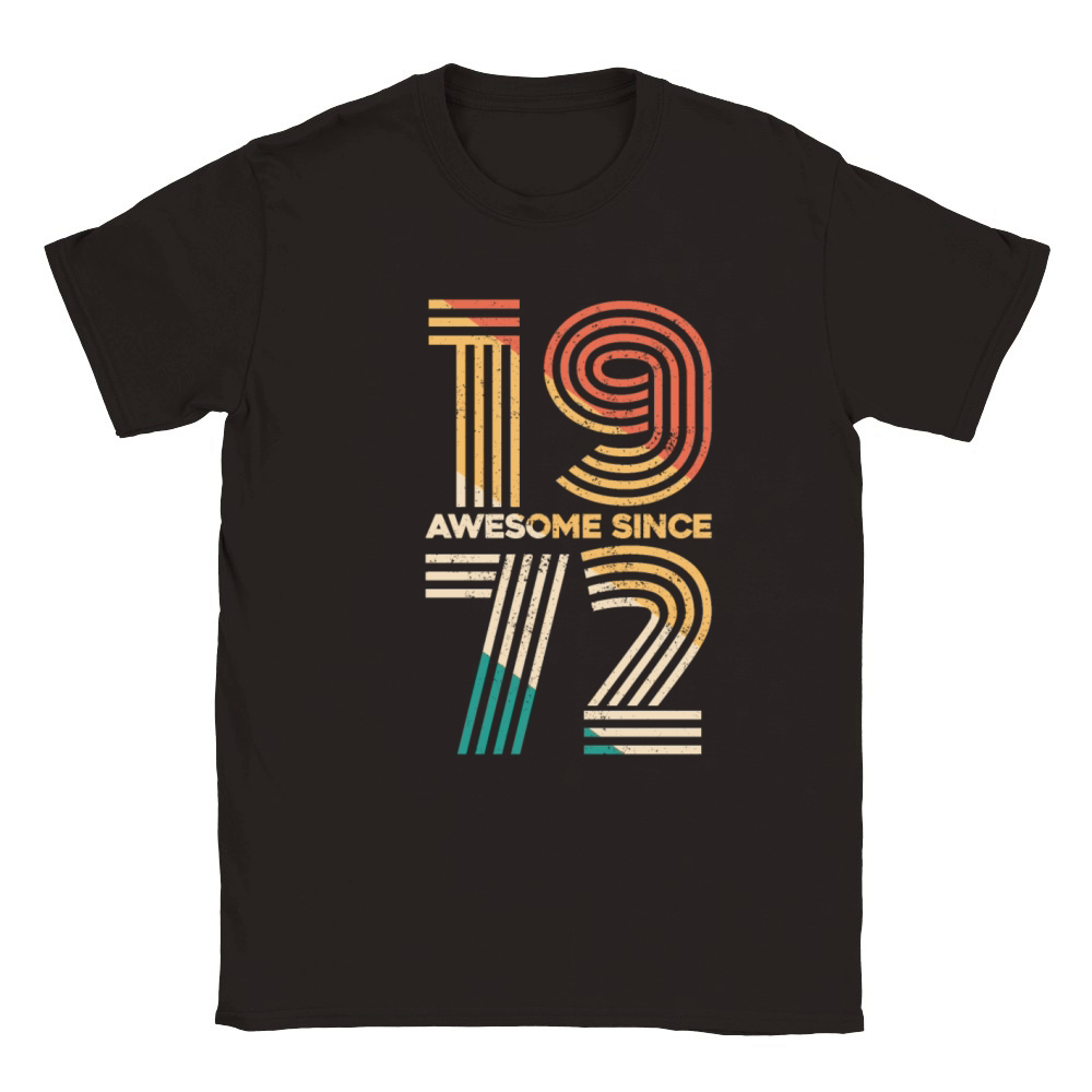 Vintage 1972 - 50 years old - 50th birthday gift Classic Kids Crewneck T-shirt