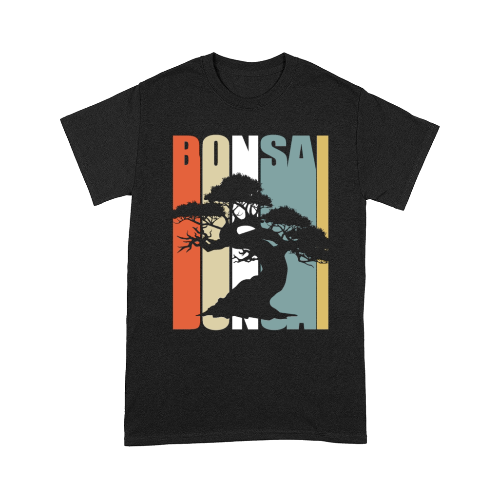 Bonsai Tree Vintage Retro Colorful Japanese Garden Comfort T-shirt