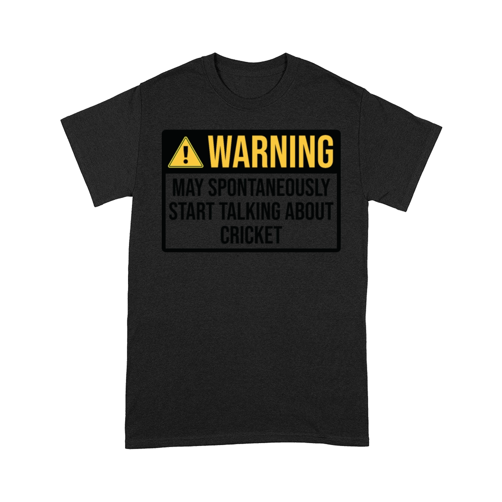 Cricket Funny Warning For Cricketer Comfort T-shirt