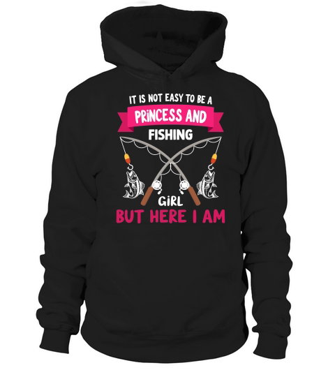 Princess and fishing girl Hoodie Unisex