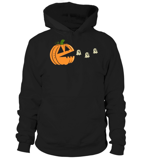 pumpkin pacman Hoodie Unisex