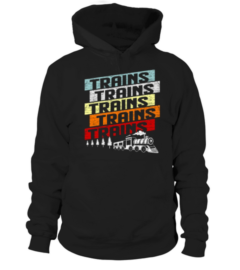 Train Trains Model Railroad Railway Gift Hoodie Unisex