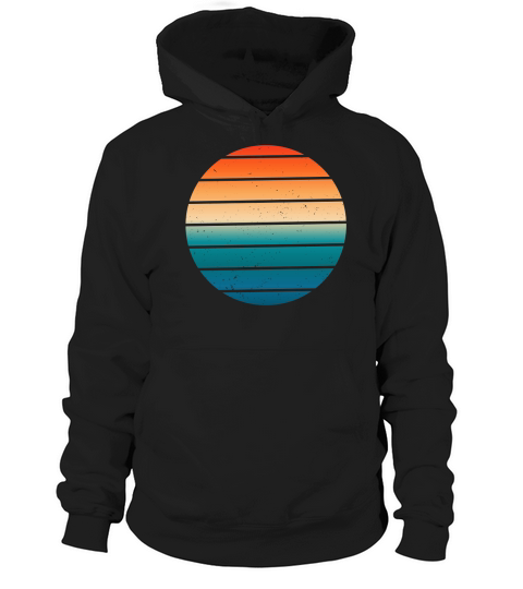 Vintage Retro Sunset (10) Hoodie Unisex
