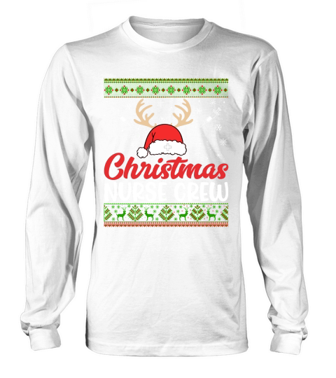 Christmas Nurse Crew Ugly Christmas Long sleeved Unisex