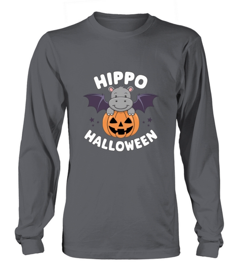 hippo halloween Long sleeved Unisex