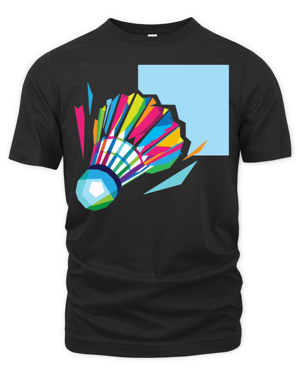 Badminton in Color Organic Unisex T-shirt