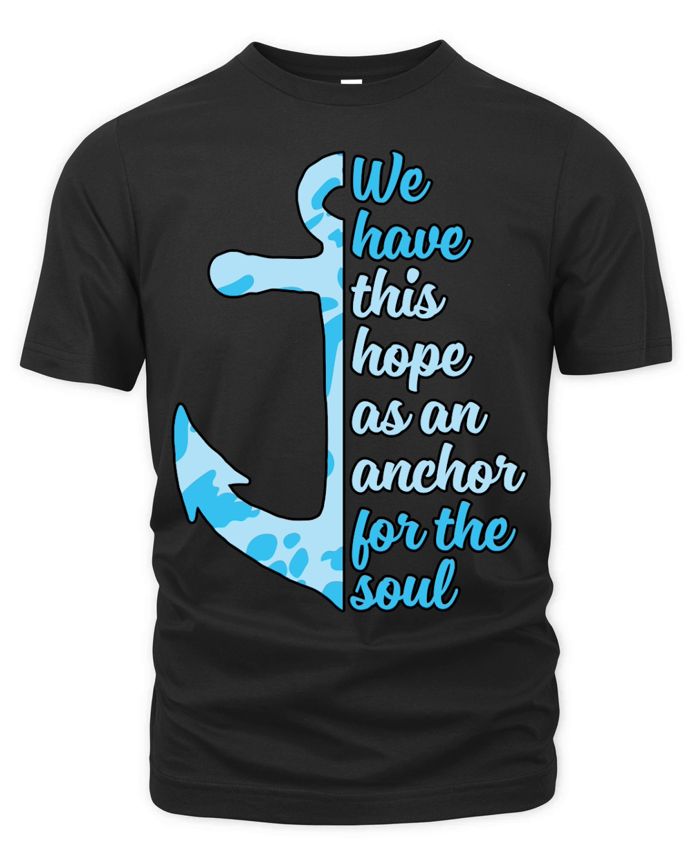 Christian Anchor For Soul Hope Organic Unisex T-shirt