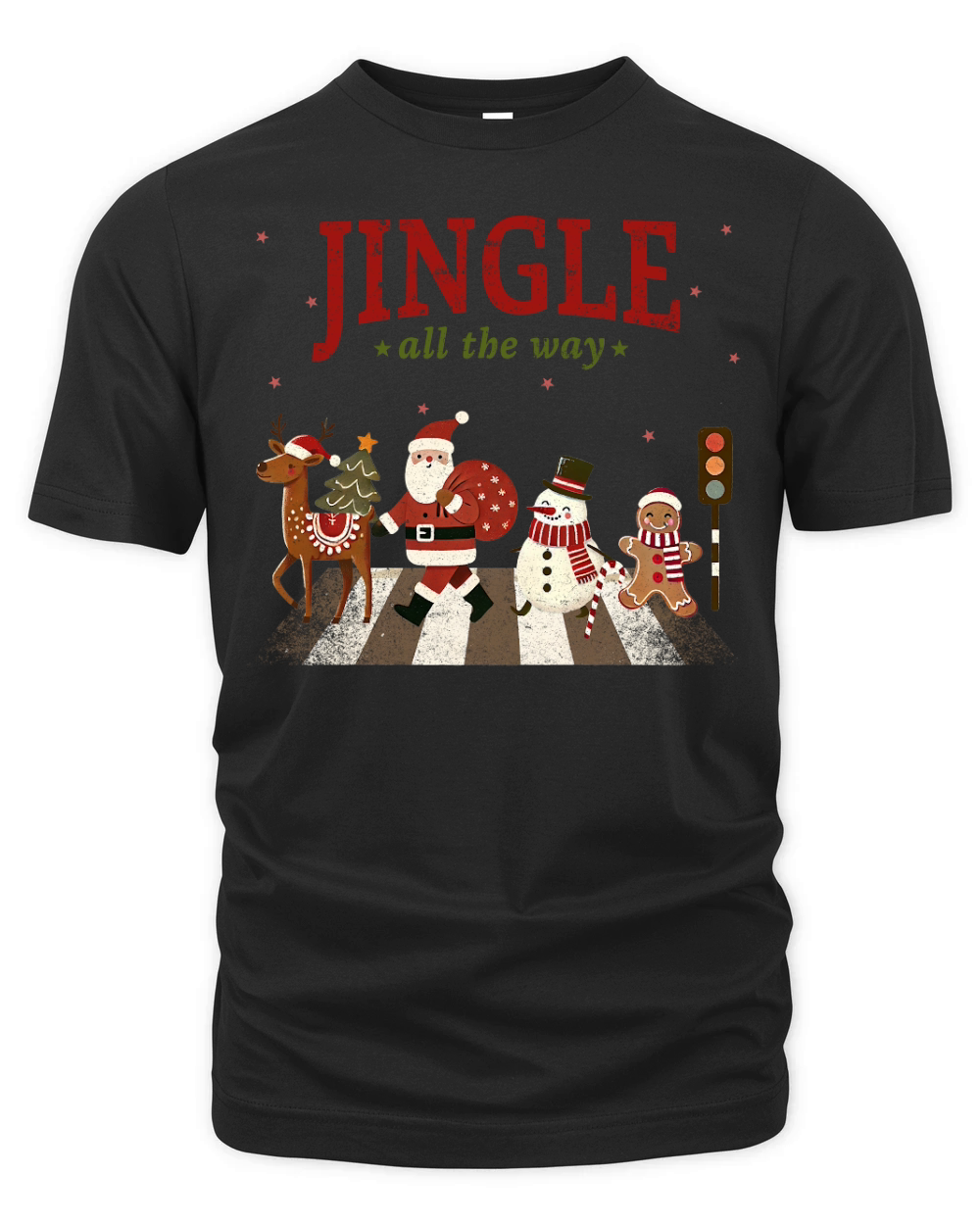 Jingle All The Way Organic Unisex T-shirt