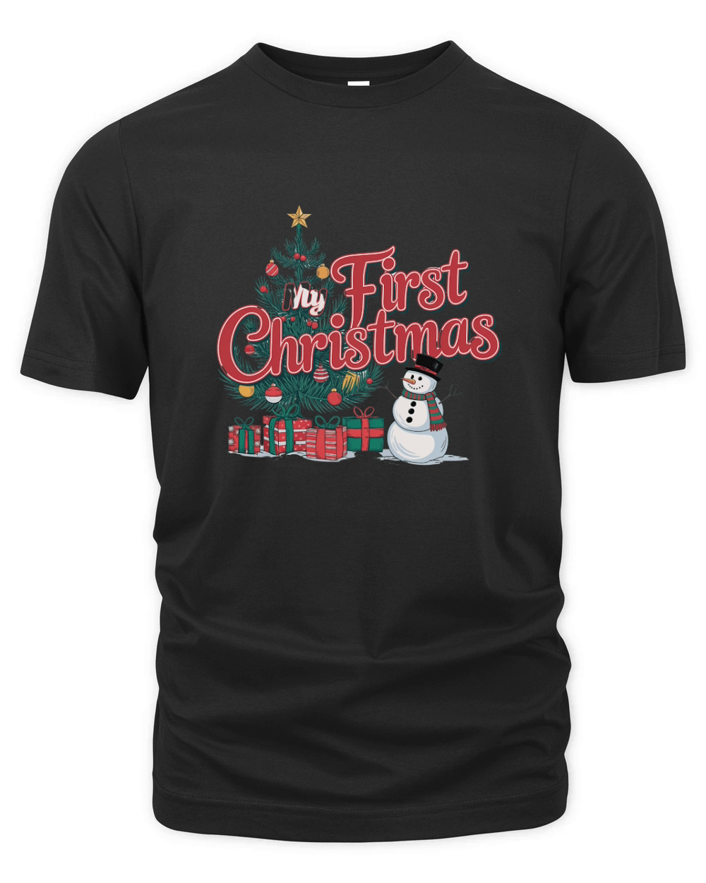 MY First Christmas (2) Organic Unisex T-shirt