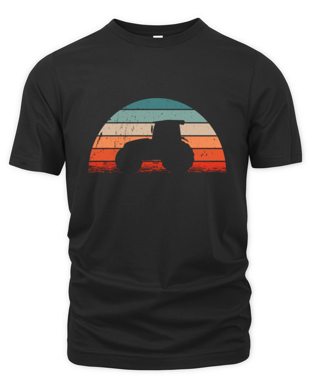 Retro Tractor Farm Farming Lover Organic Unisex T-shirt