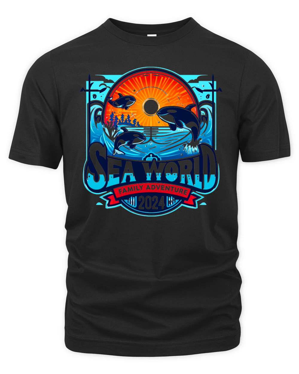 Sea world family adventure 2024 Organic Unisex T-shirt