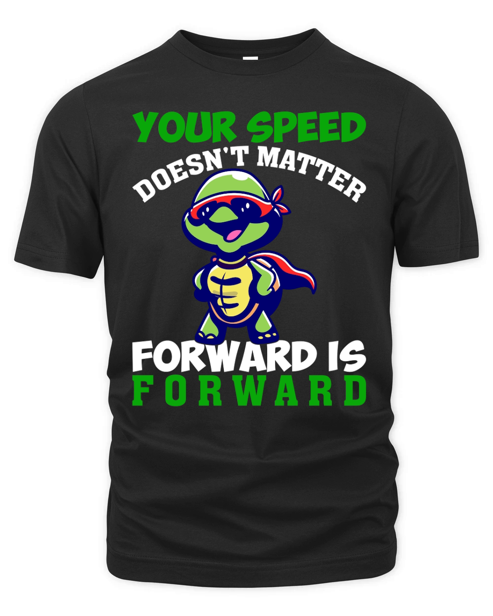 Your speed doesnt matter forward Organic Unisex T-shirt