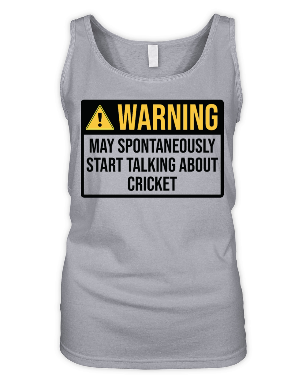 Cricket Funny Warning For Cricketer Organic Women's Tank Top