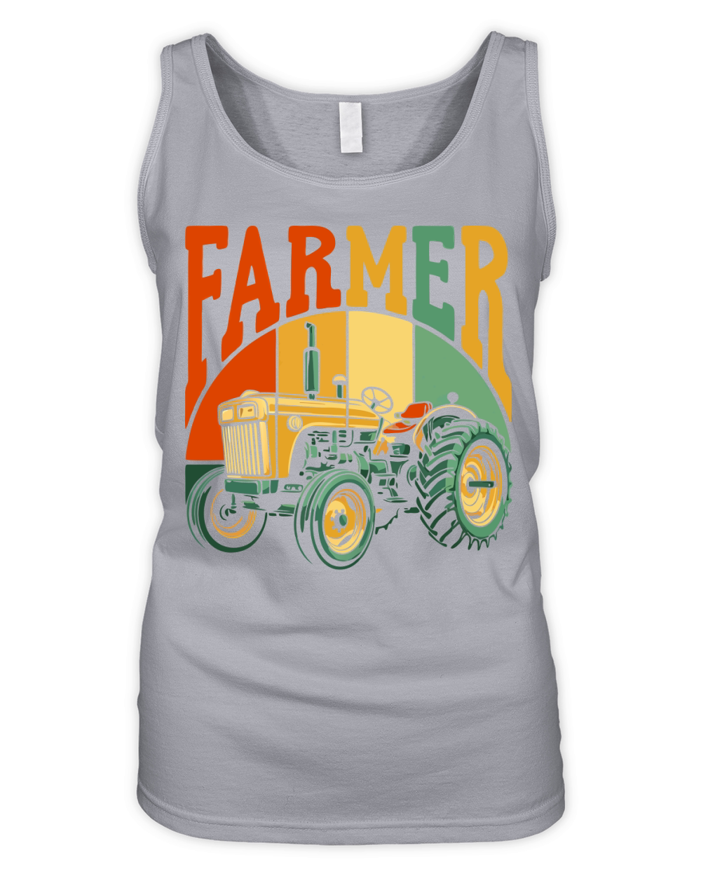 Farmer Tractor 1 Organic Women's Tank Top