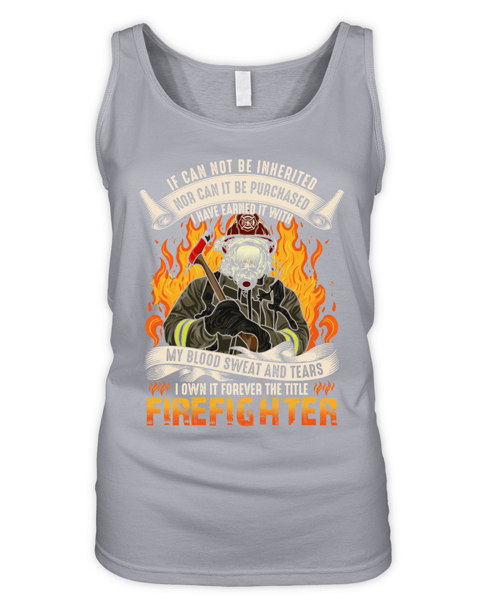 If can not be Inherited nor can it be purchased I have earned it with Organic Women's Tank Top