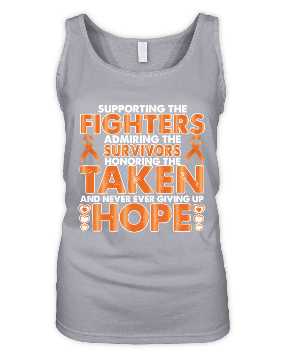 Kidney Cancer Awareness Survivor Support Warrior Organic Women's Tank Top