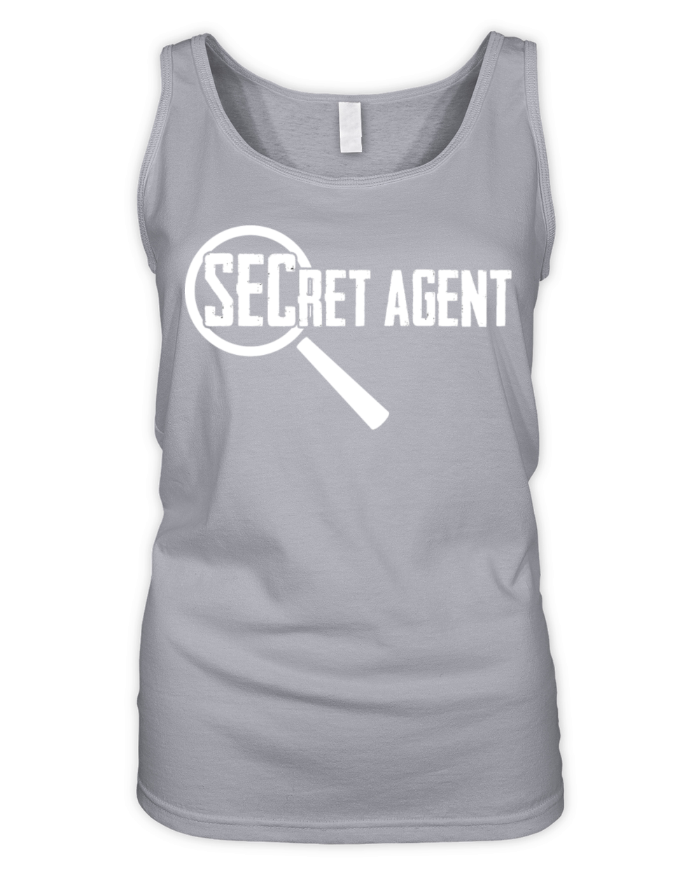 Secret Agent Inspector Spy Police Detective Organic Women's Tank Top