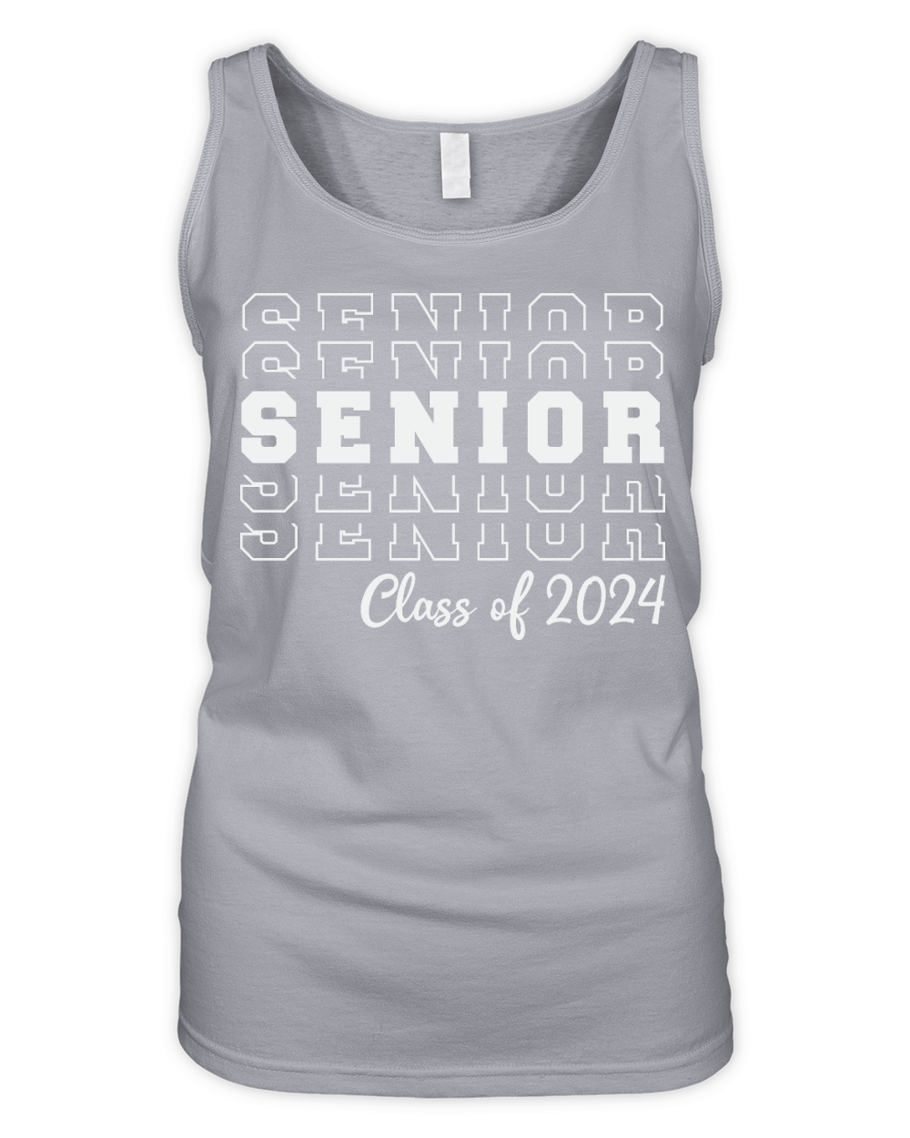 Senior class of 2024 bw Organic Women's Tank Top