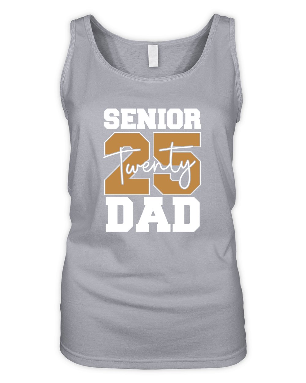 Senior twenty 2025 Dad Organic Women's Tank Top