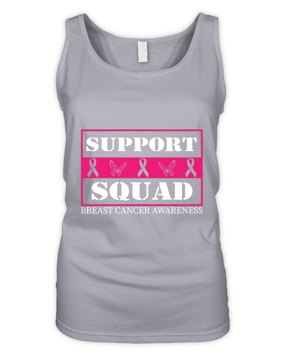 Support Squad Breast Cancer Awareness Organic Women's Tank Top