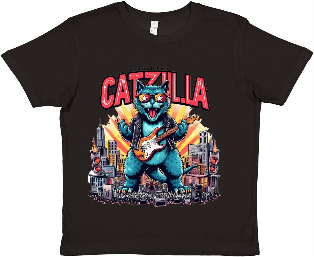 funny cat (7) Premium Kids Crewneck T-shirt