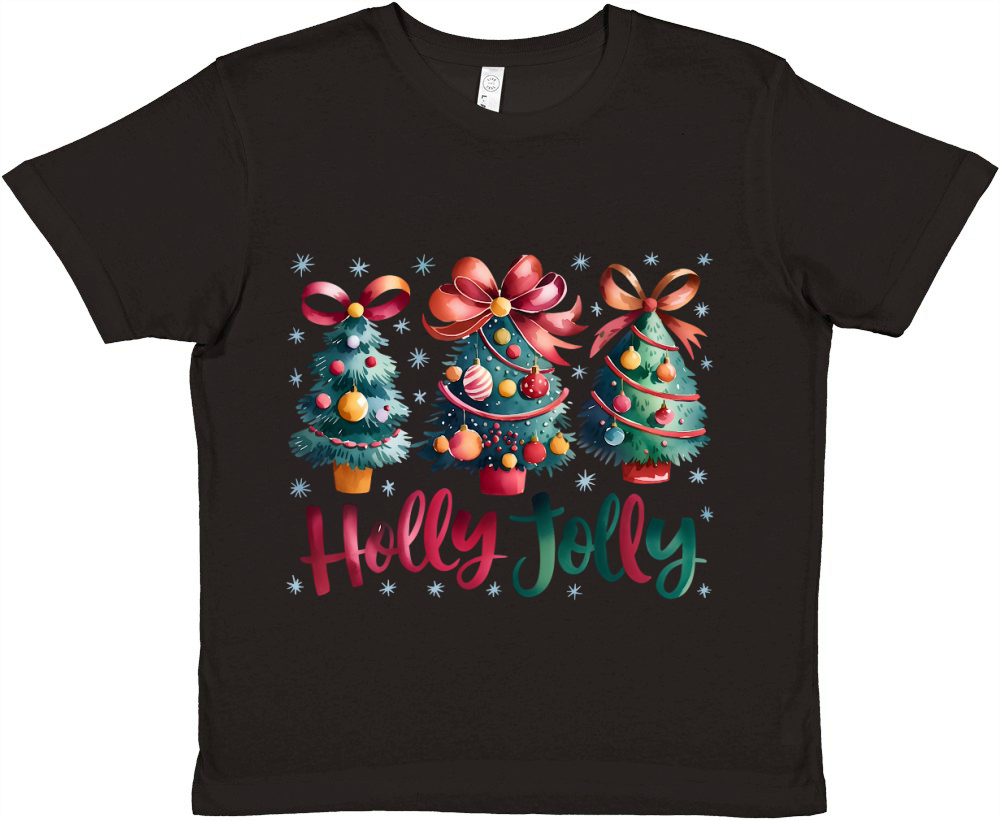Holly Jolly4 Premium Kids Crewneck T-shirt