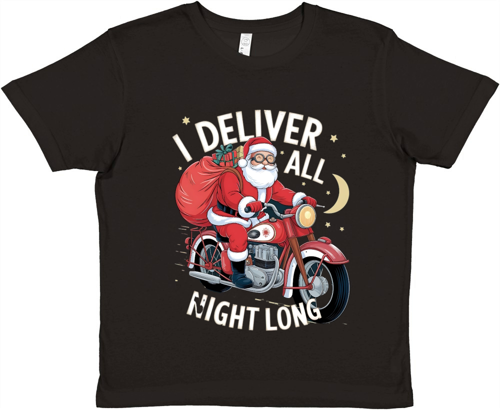I deliver all night long Premium Kids Crewneck T-shirt