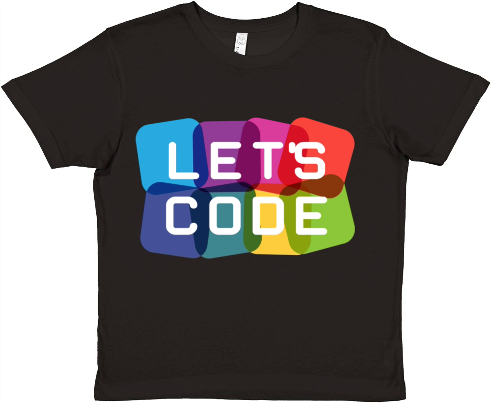 Lets Code Premium Kids Crewneck T-shirt