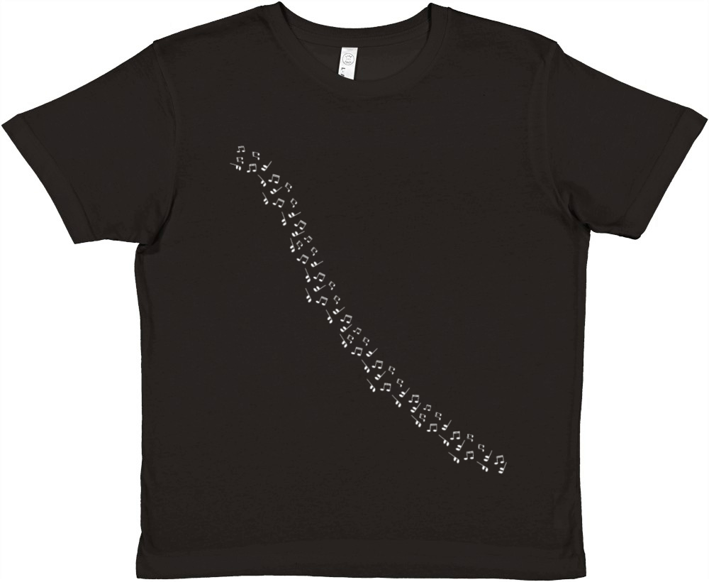 Many Music Notes Premium Kids Crewneck T-shirt