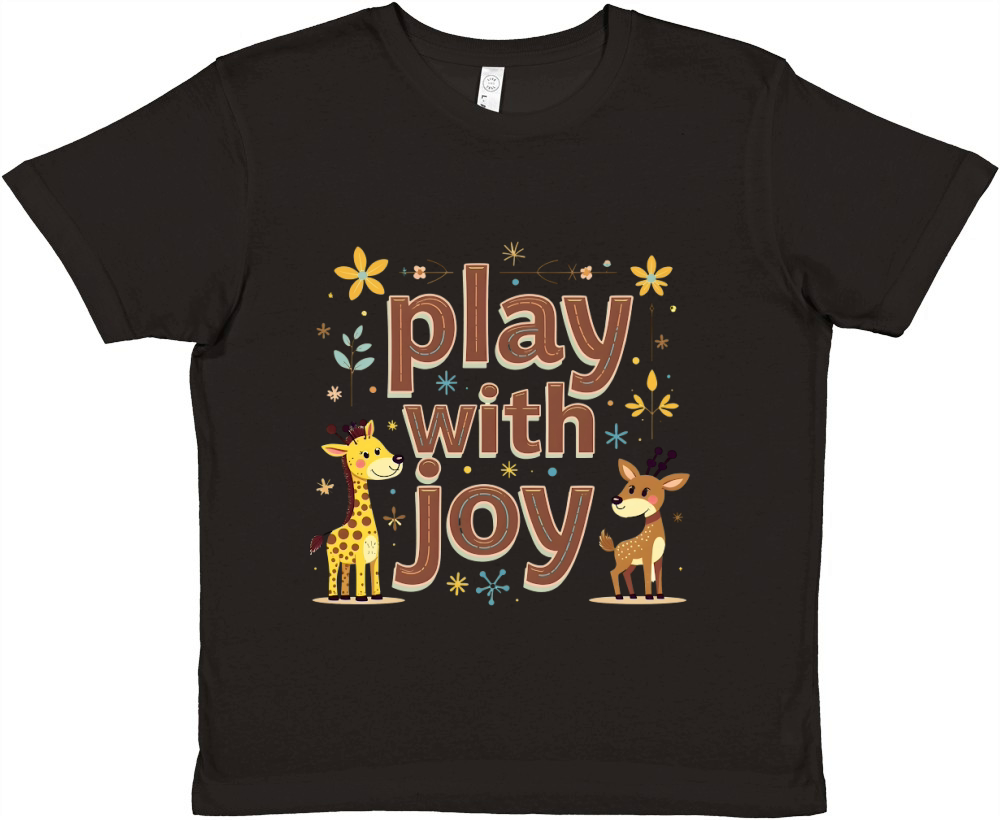 Play with Joy 5 Premium Kids Crewneck T-shirt