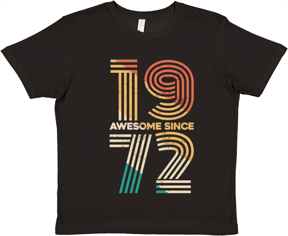 Vintage 1972 - 50 years old - 50th birthday gift Premium Kids Crewneck T-shirt