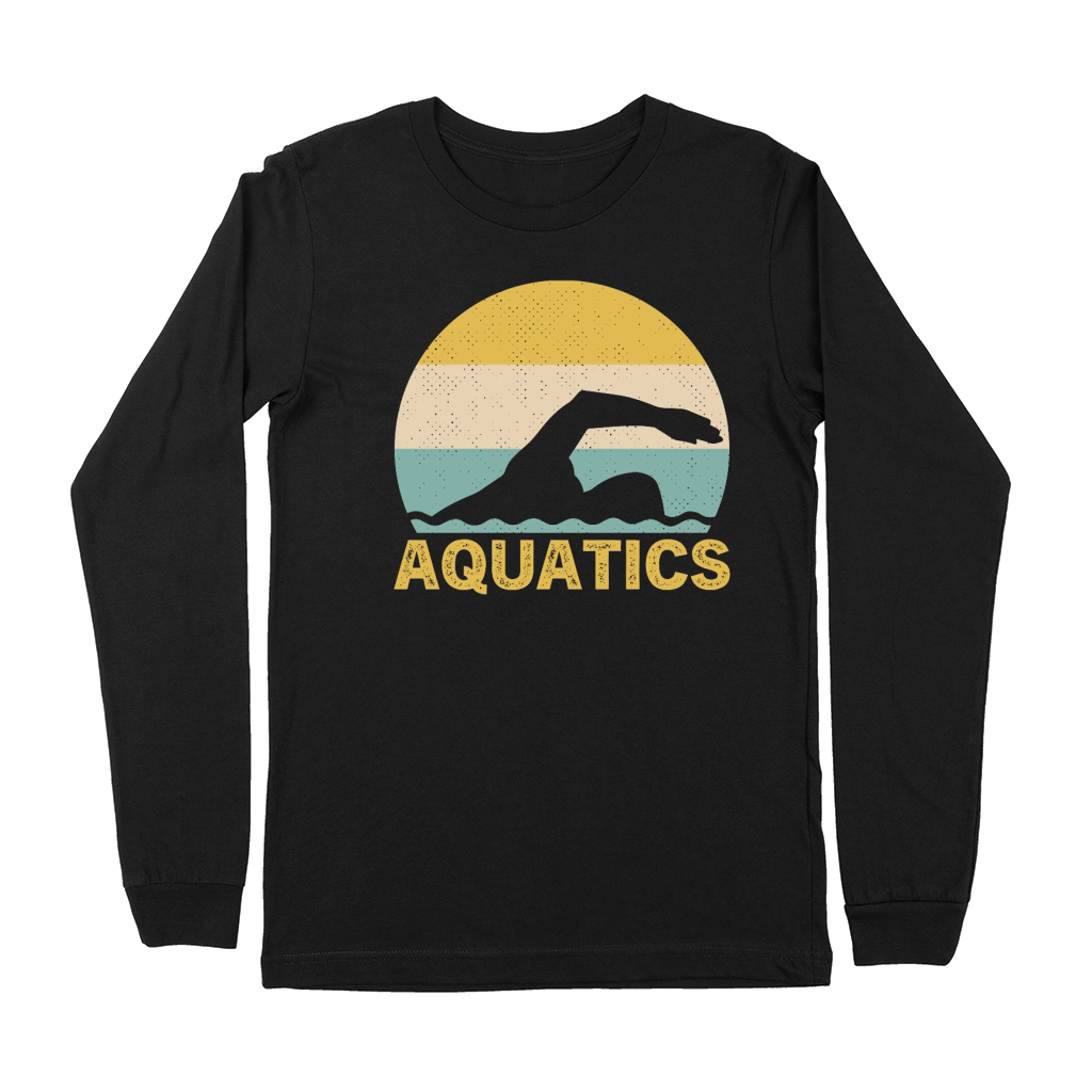 Sunset Aquatics Vintage Retro Premium Long Sleeve