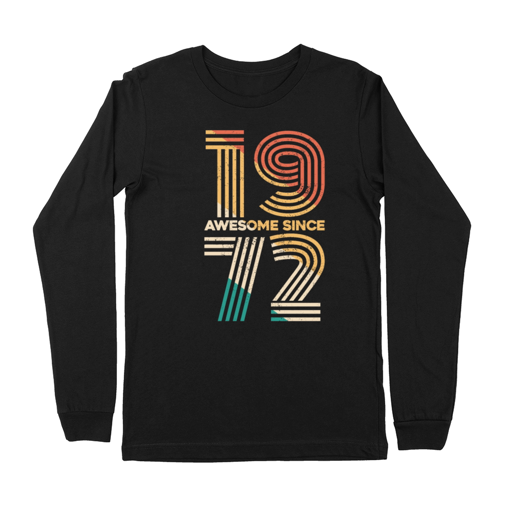 Vintage 1972 - 50 years old - 50th birthday gift Premium Long Sleeve