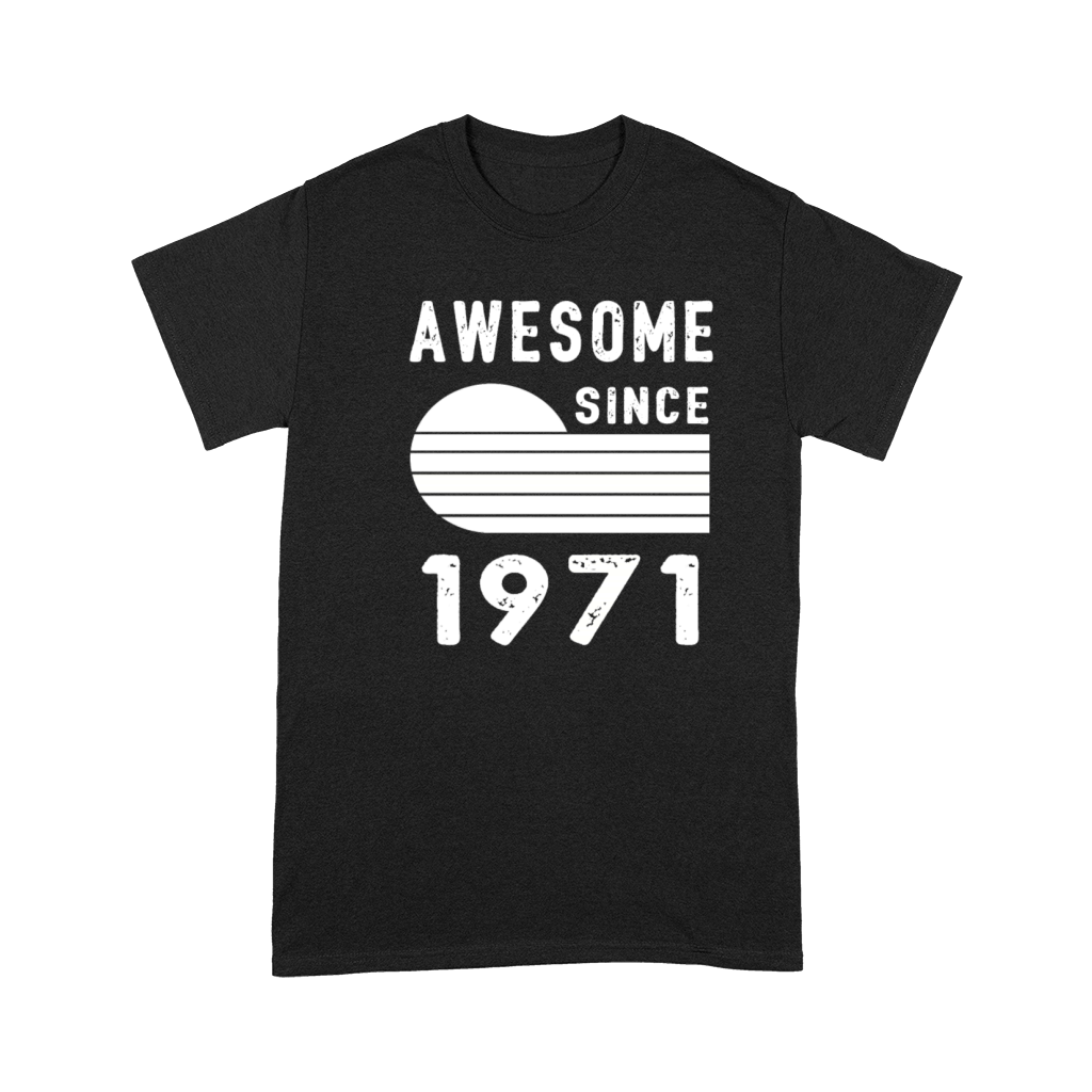 1971 Birthday Retro Vintage Gift dad Premium T-shirt