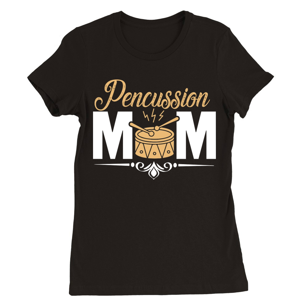 Pencussion Mom Drumline Mothers Day Premium Womens Crewneck T-shirt