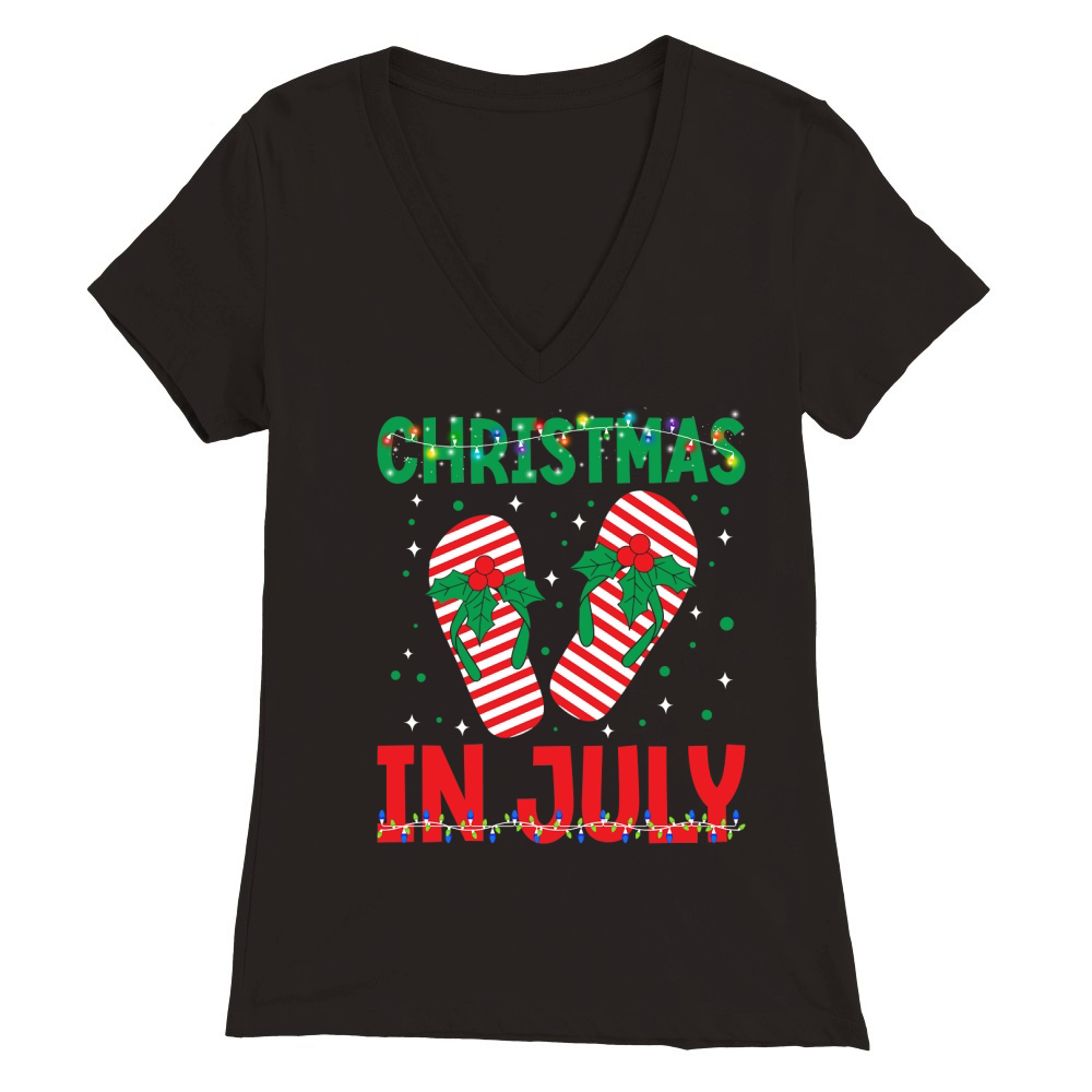 Christmas In July 04 Premium Womens V-Neck T-shirt