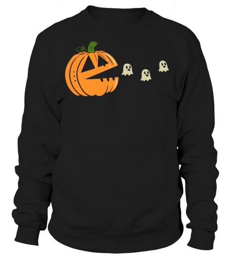 pumpkin pacman Sweatshirt Unisex