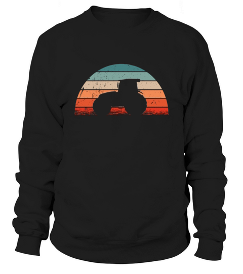 Retro Tractor Farm Farming Lover Sweatshirt Unisex