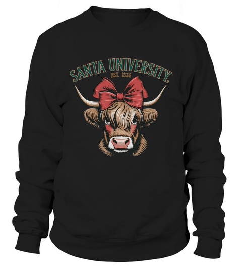 Santa University Vintage Christmas 03 Sweatshirt Unisex
